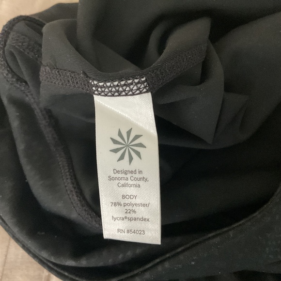 Athleta Black snake print leggings - Picture 5 of 6